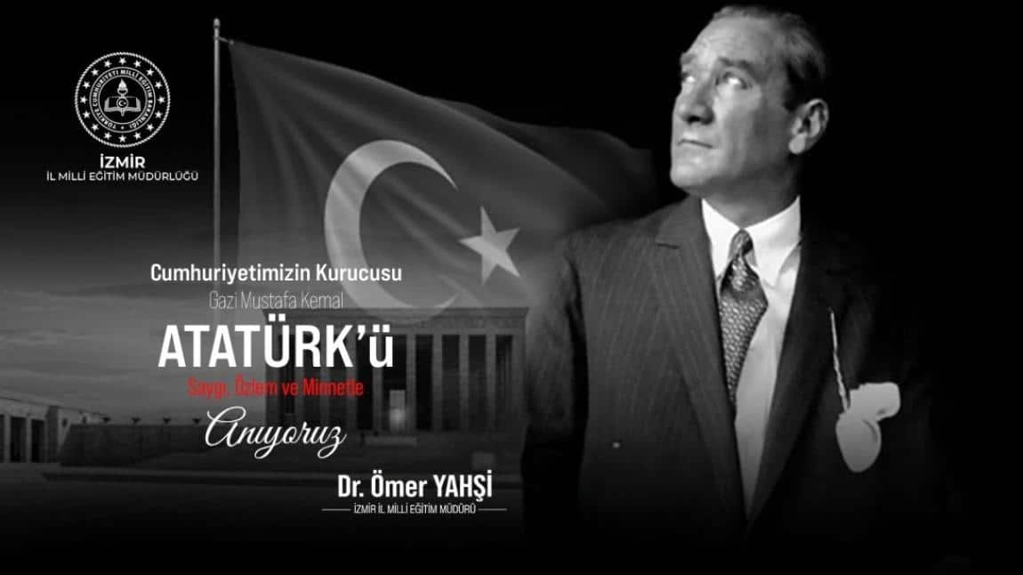 Okulumuzda 10 Kasım Atatürk'ü Anma Töreni Yapıldı